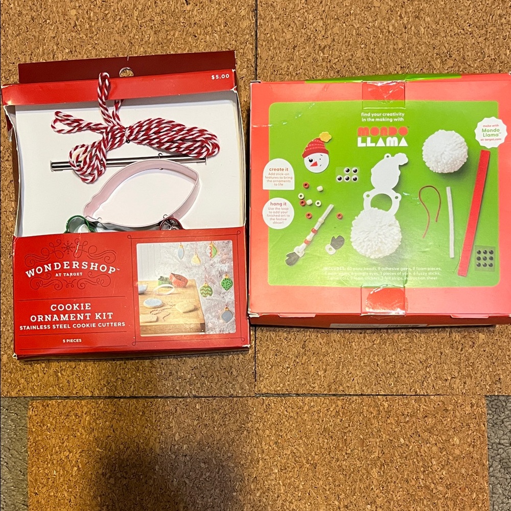 Wondershop Red and White Cookie Ornament Kit